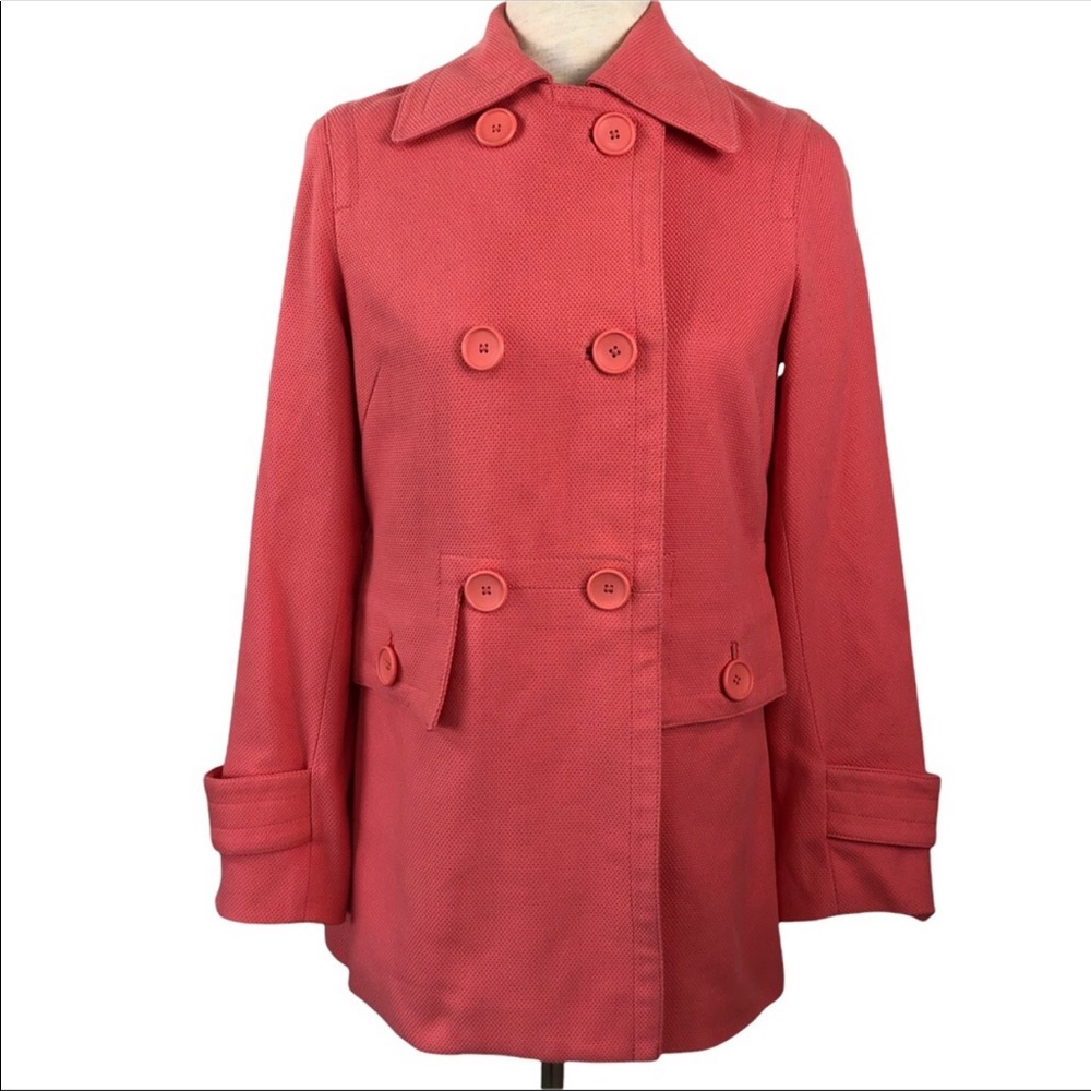 Banana republic coral button down coat